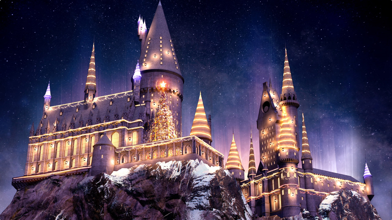 Christmas makeover for Wizarding World of Harry Potter