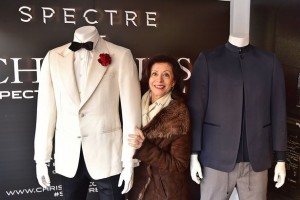 Costume-designer-Jany-Temime-with-Spectre-memorabilia