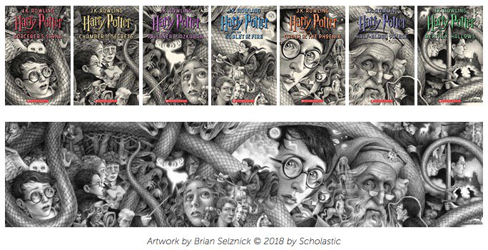 New Scholastic Harry Potter book covers, want it!