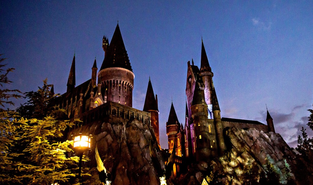 Hogwarts sunset