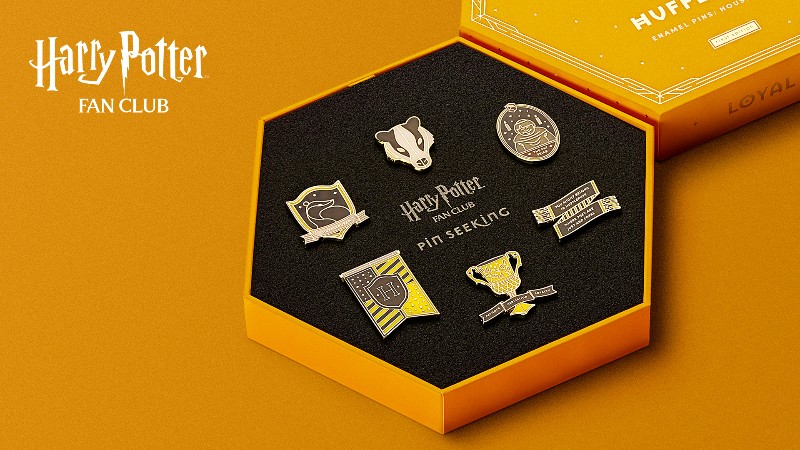 Harry Potter Fan Club Hufflepuff Pins