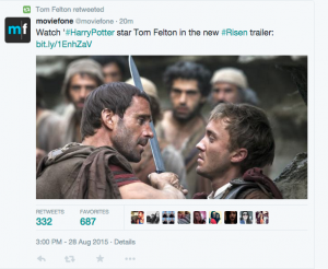 See Tom Felton in New "Risen" Trailer! - The-Leaky-Cauldron.org « The