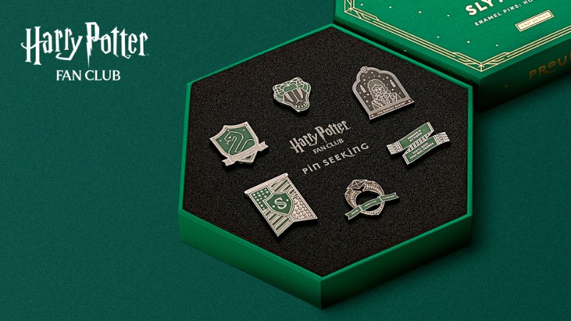Harry Potter Fan Club Slytherin Pins