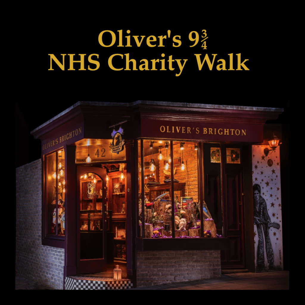 Oliver's in Brighton, where Oliver will walk 9 3/4 miles