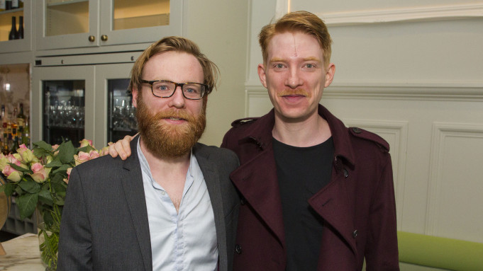 Mandatory Credit: Photo by Dan Wooller/Shutterstock (8972301bu) Brian Gleeson (Gooper) and Domhnall Gleeson 'Cat On A Hot Tin Roof' play, After Party, London, UK - 24 Jul 2017