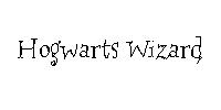 Hogwarts Wizard Font Hogwarts Wizard Font