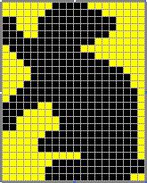 Hufflepuff Intarsia Chart Hufflepuff Intarsia Chart