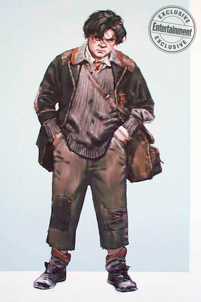 Harry Potter Young Hagrid concept art