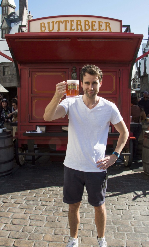 Harry Potter film star Matthew Lewis at "The Wizarding World of Harry Potter" at Universal Studios Hollywood, Tuesday, January 23, 2018.