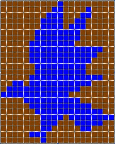 Ravenclaw Intarsia Chart Ravenclaw Intarsia Chart