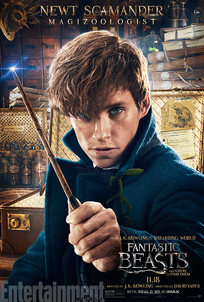 GALLERY: Fantastic Beasts and Where to Find Them - *EXCLUSIVE* Character Posters - Eddie Redmayne as Newt Scamander