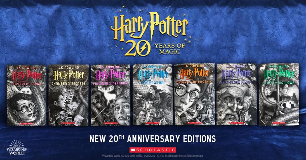 'Harry Potter' 20th Anniversary U.S. Editions With Cover Art By Brian ...
