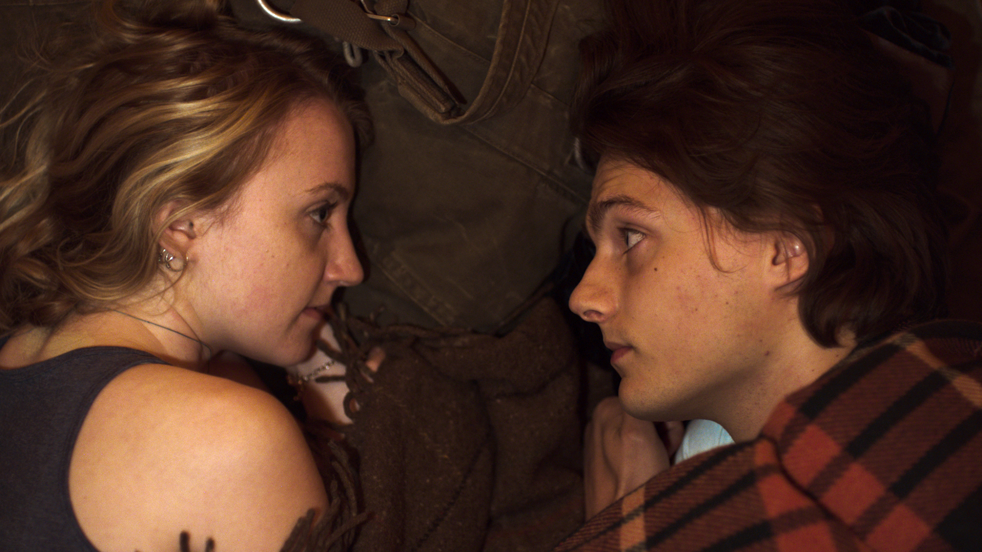 Evanna Lynch & George Webster in a scene from MY NAME IS EMILY. Photo Courtesy of Monument Releasing