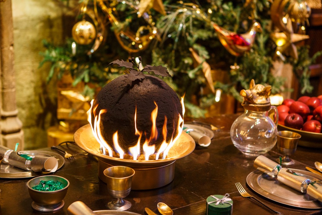 Great Hall - Flaming Christmas Puddings (5)