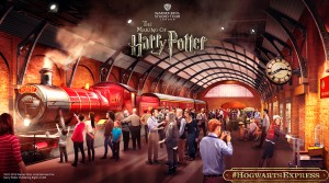 Platform 934 and the Hogwarts Express - Concept Art (with logo) - social use (1)