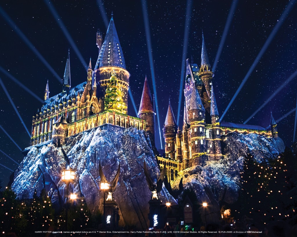 "Christmas in the Wizarding World of Harry Potter" at Universal Studios Hollywood