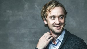 LONDON, ENGLAND - OCTOBER 05:  ( EDITORS NOTE: This image has been digitally retouched) Actor Tom Felton is photographed during the 60th BFI London Film Festival at The Mayfair Hotel on October 5, 2016 in London, England.  (Photo by Gareth Cattermole/Getty Images)