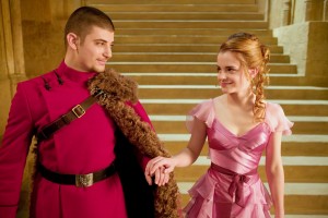 STANISLAV IANEVSKI and EMMA WATSON as Hermione Grange in  Warner Bros. Pictures' movie "Harry Potter and the Goblet of Fire." photo by Murray Close. Warner Bros. Pictures